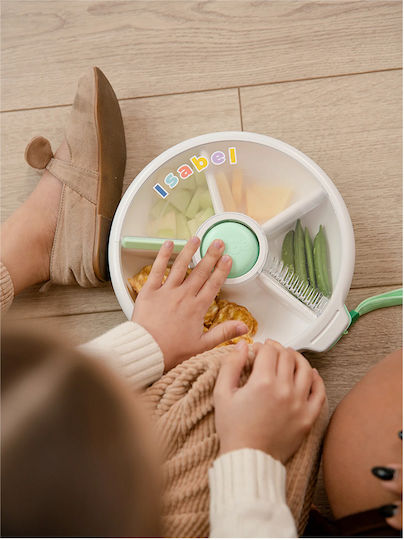 GoBe Παιδικό Πιάτο Φαγητού Snack Spinner από Πλαστικό Ροζ