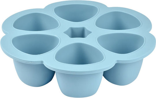 Beaba Bol De Mâncare Pentru Copii Multiportions Din Silicon Albastru