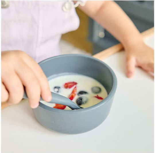Minikoioi Baby Food Bowl Basic made of Silicone Blue