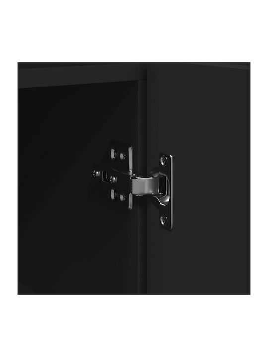 Μπουφές Black Wood 116x30x75cm