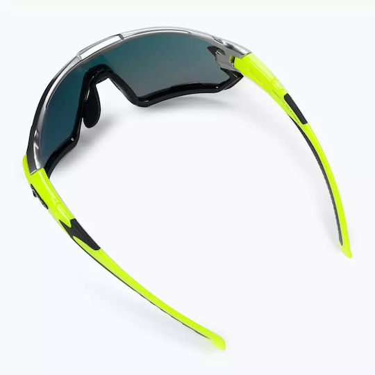 Casco Cycling Glasses with Black Frame & Mirror / Polarized / Photochromic Lenses
