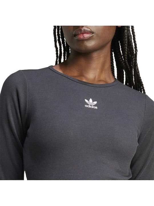 Essentials Mini Athletic Dress Long Sleeve Black
