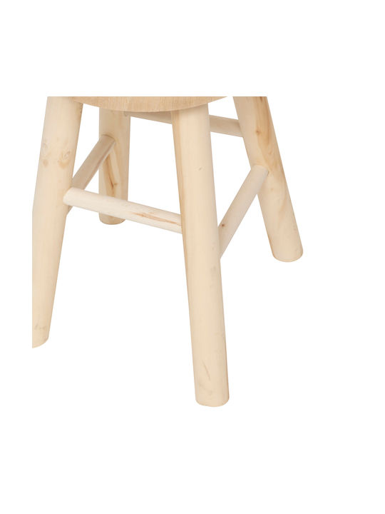 Hölzernes Außenbereich-Hocker Beige 28x28x41cm