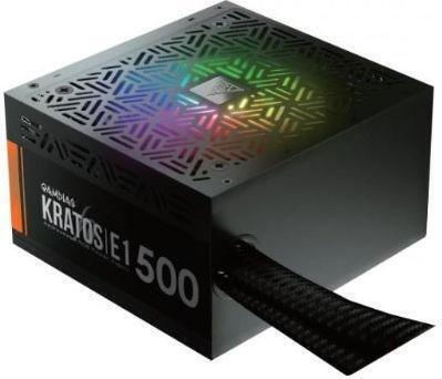 Gamdias Kratos E1-500 500W Μαύρο Τροφοδοτικό Υπολογιστή Full Wired 80 Plus Standard