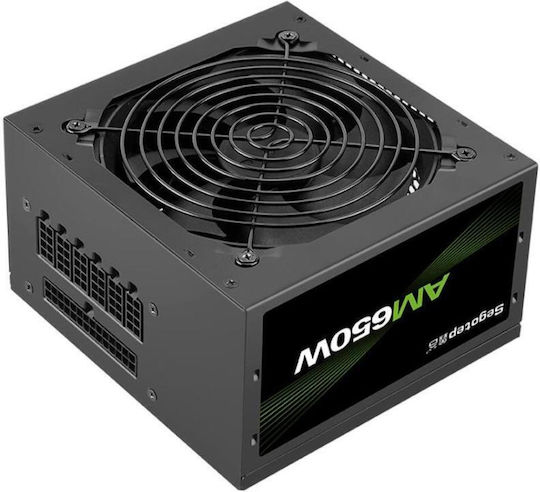 Segotep AM650 650W Μαύρο Τροφοδοτικό Υπολογιστή Full Modular 80 Plus Standard