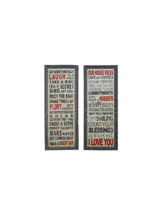 Dialma Brown Frame on Canvas 55x135cm