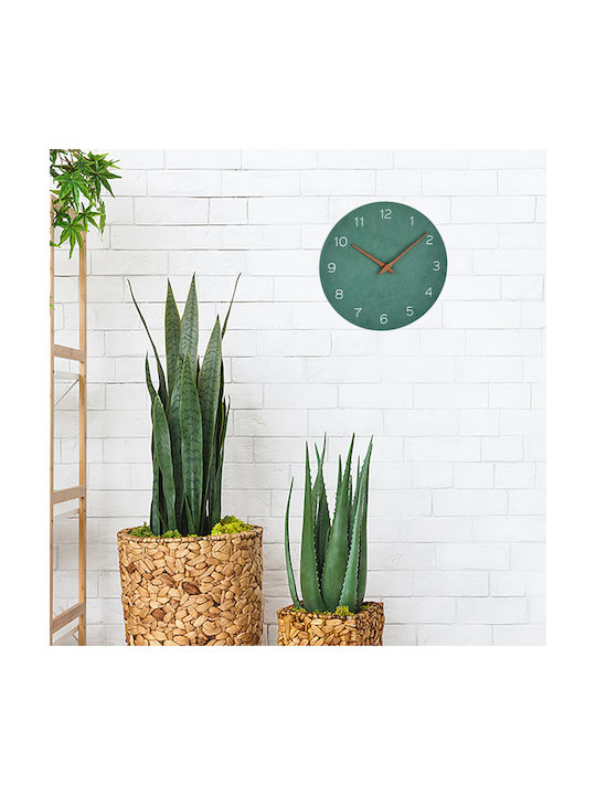 TFA Wall Clock Plastic Grey Ø29.7cm