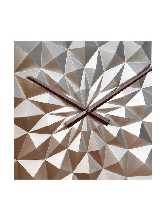 TFA Diamond Ρολόι Τοίχου Πλαστικό Γκρι Ø44.5cm