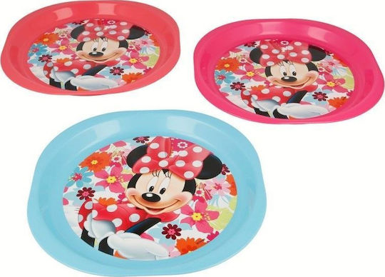 Disney Baby Food Plate Minnie Mouse made of Plastic 3pcs