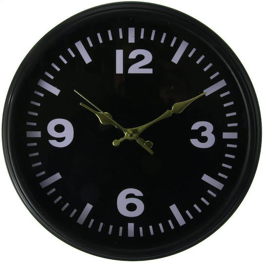 Viosarp Antike Metallische Wanduhr Mit Silbernem Ø35cm
