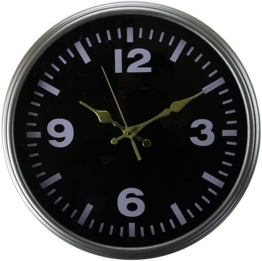 Viosarp Antike Metallische Wanduhr Mit Silbernem Ø35cm