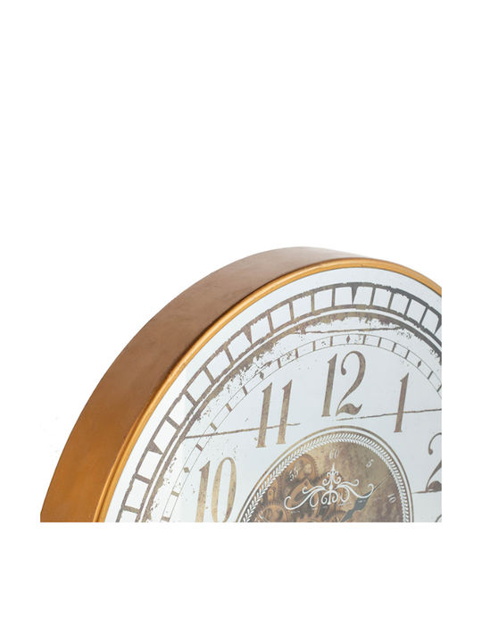 Artekko Antique Wall Clock Metallic Bronze Ø81.79cm