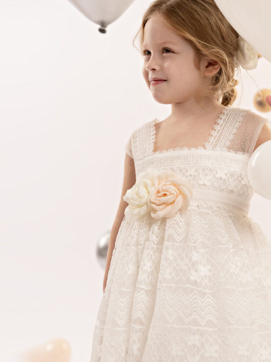 Baby Bloom White Baptism Dress made of Lace