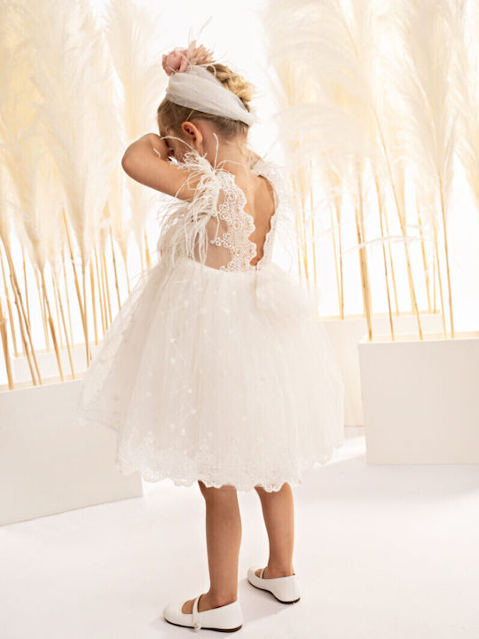 Baby Bloom White Lace Baptism Dress