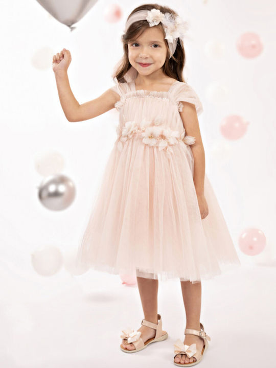 Baby Bloom Rosa Taufkleid aus Tüll