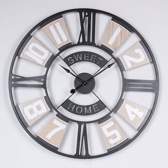 Wanduhr Weiß 60x4.5cm Wanduhr Weiß 60x4.5cm