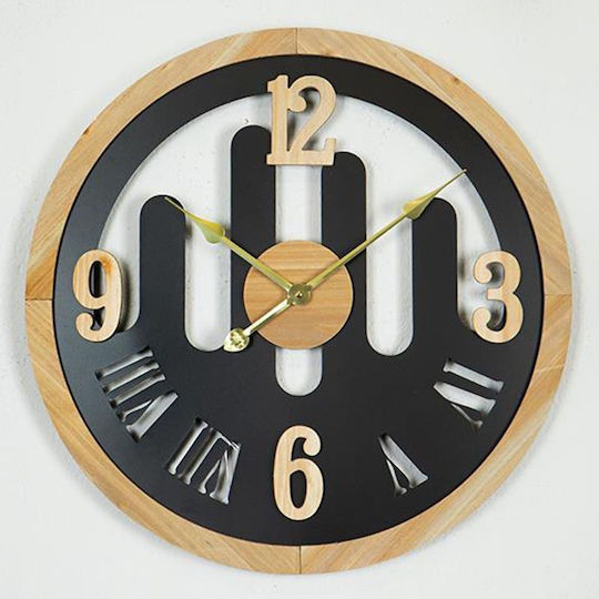 Wall Clock Metallic Gold Ø60cm