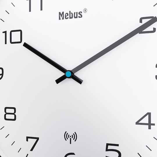 Mebus Wall Clock White Ø30cm