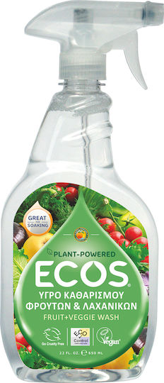 Ecos Cleaning Spray General Use για Φρούτα & Λαχανικά Φρούτα & Λαχανικά Αντλία 650ml