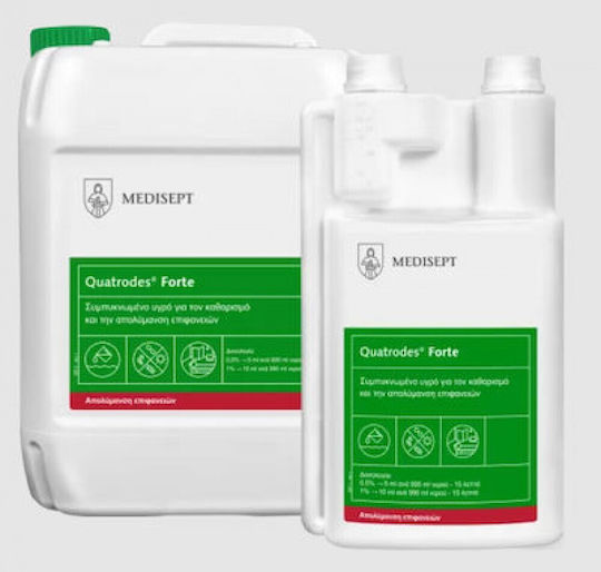 Medisept Quatrodes Forte за Неръждаеми Повърхности с Дезинфекционно Действие 1x5л