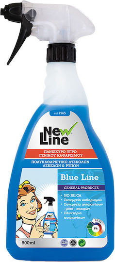 New Line Blue Line Professional Cleaning Liquid General Use 800ml