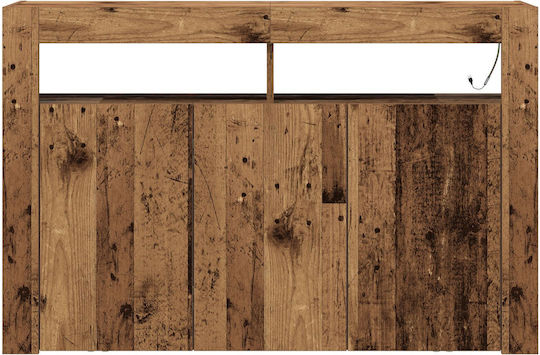 Μπουφές Ξύλινος Παλιό Ξύλο 116x30x75cm