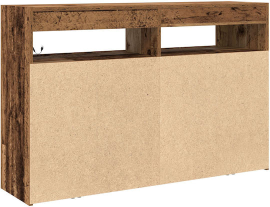 Μπουφές Ξύλινος Παλιό Ξύλο 116x30x75cm