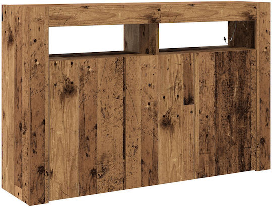 Μπουφές Ξύλινος Παλιό Ξύλο 116x30x75cm