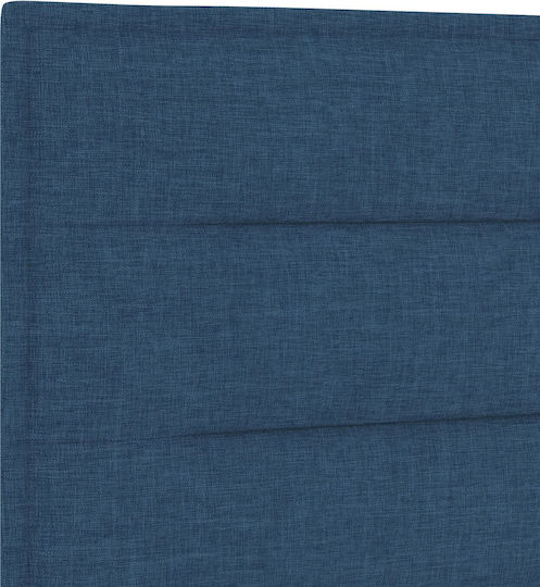 vidaXL Wooden Bed Headboard Blue 144x128cm