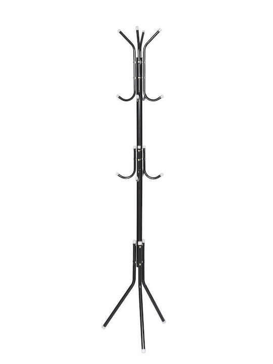 Καλόγερος Μεταλλικός Μαύρος 42x42x170cm
