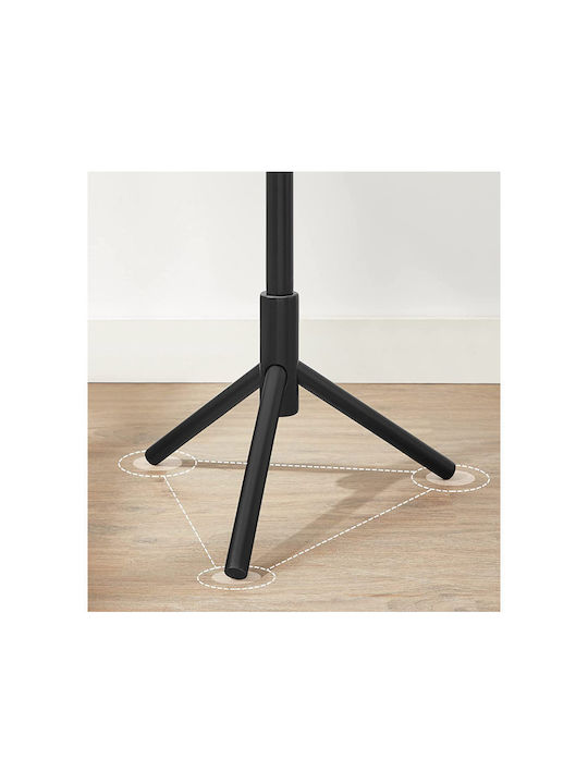 Vasagle Wooden Coat Rack Black 47x47x175cm