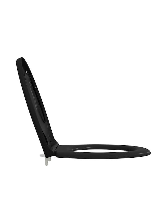 vidaXL Kinder Toilettenbrille Kunststoff Schwarz