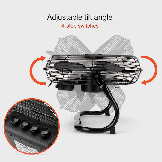 ProfiCare Ventilator De Pardoseală 120W Diametru Ventilator 50cm Negru