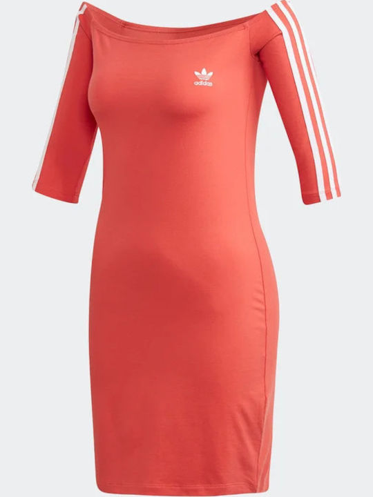 Dress Καλοκαιρινό Mini Αθλητικό Φόρεμα Πορτοκαλί