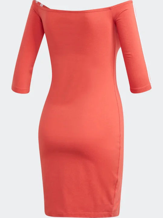 Dress Καλοκαιρινό Mini Αθλητικό Φόρεμα Πορτοκαλί