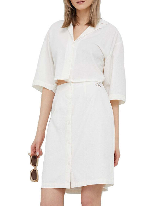 Sommer Mini Abendkleid Weiß