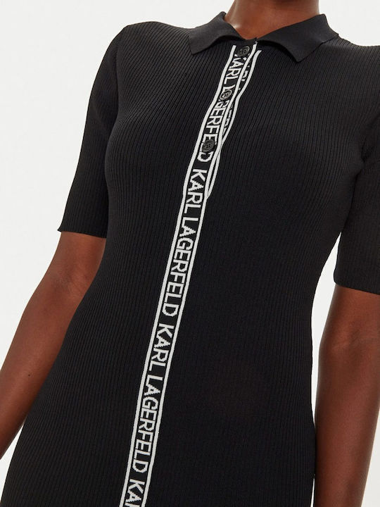 Karl Lagerfeld Midi Dress Black 246W1320-999 | Skroutz.mt Karl Lagerfeld Midi Dress Black 246W1320-999 | Skroutz.mt