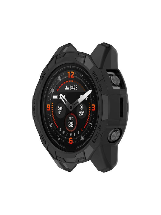 Silicone Case in Black color for Garmin Fenix 7