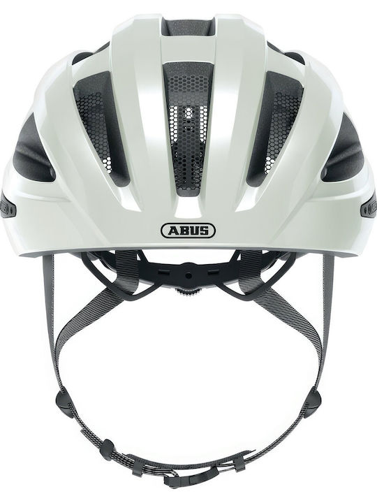 Abus Macator Perlmutt Weiß Rennradhelm Größe M