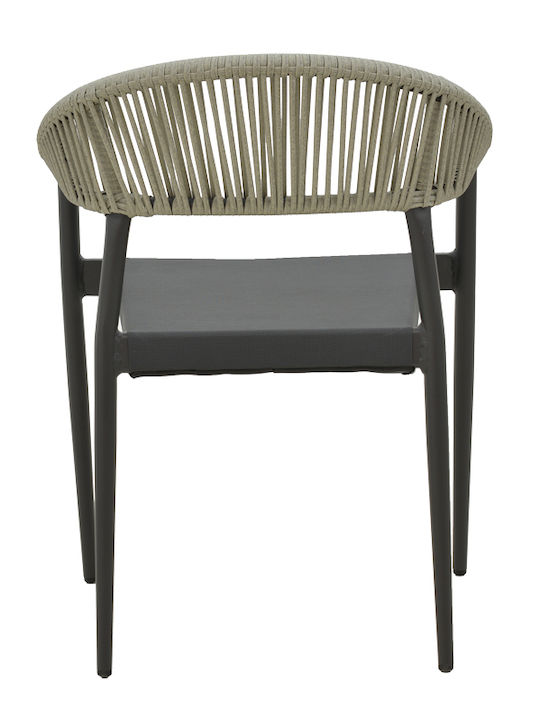 Set Outdoor Dining Kliton- Elation Charcoal 5pcs