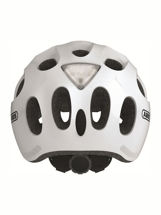 Abus Youn-i Ace Bicycle Helmet BMX / City White Brilliant Pearl