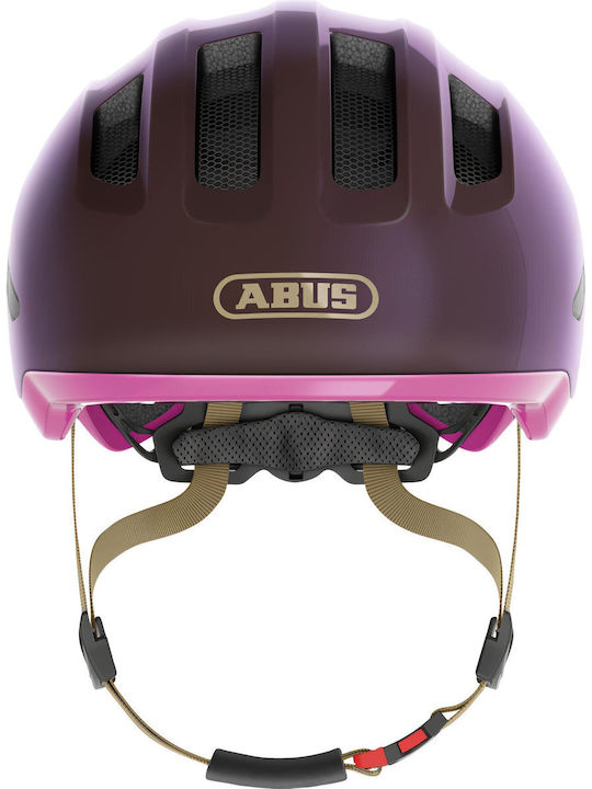 Abus Smiley 3.0 Ace Led Bicycle Helmet Royal Purple Kids Size M