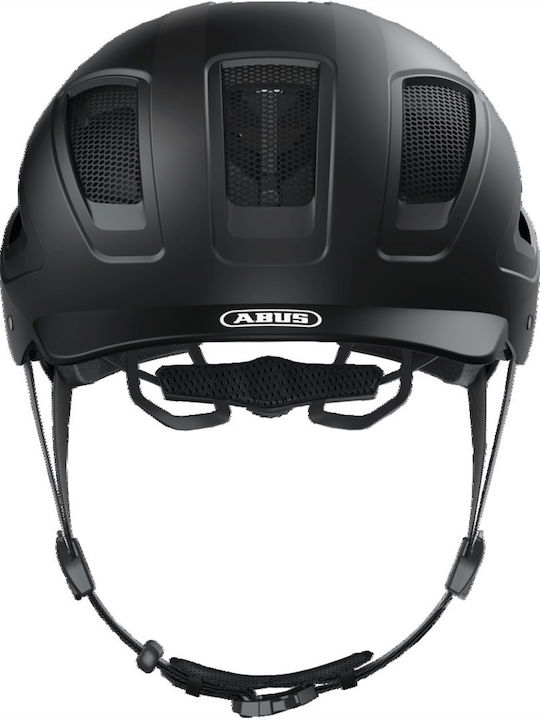 Abus Urban Hyban 2.0 Fahrradhelm Stadt Schwarz Schwarz