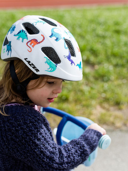 Lazer Pnut KC Cască pentru biciclete / trotinete pentru copii pentru biciclete Orașului Alb