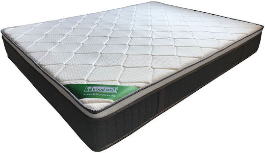Double Ergonomic Mattress Roll Pack 150x200x25cm with Independent Springs