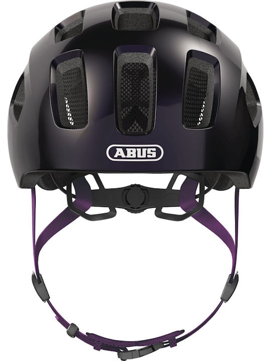 Abus Youn-i 2.0 Schwarz-Lila Fahrradhelm Kinder Größe S