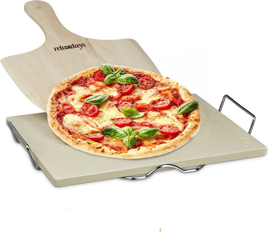 Relaxdays Wooden Pizza Shovel 30x38cm