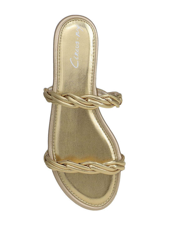 Sandale Casual Damă Aur