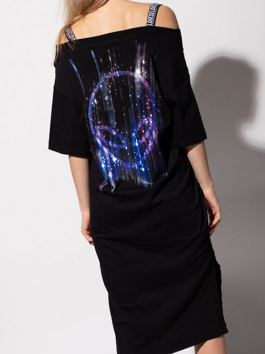 Midi Kleid Schwarz