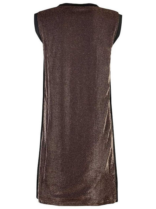 Summer Mini Athletic Sleeveless Dress Black